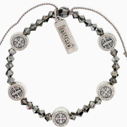 Share the Love Crystal/Silver Bracelet