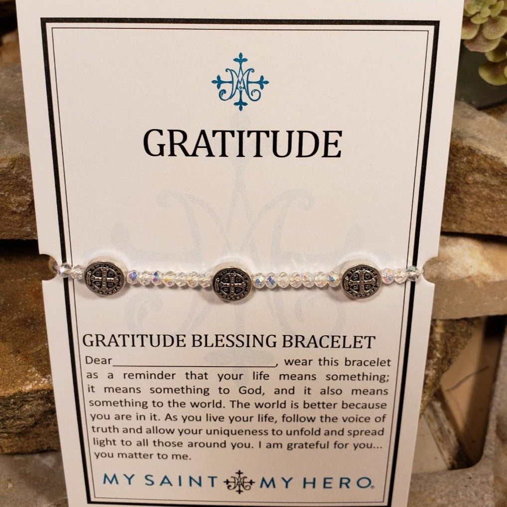 Gratitude Crystal Blessing Bracelet