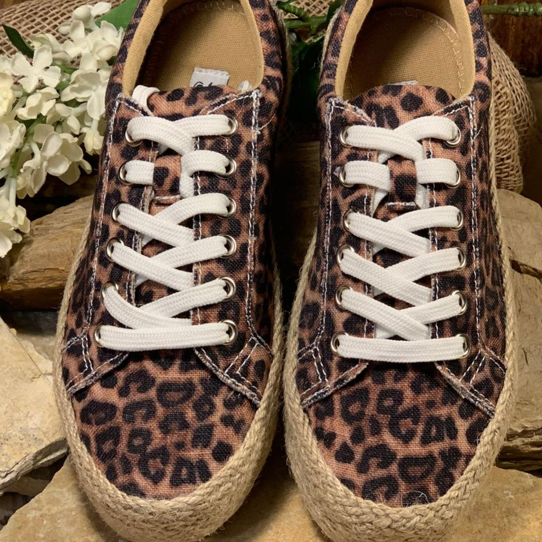 Leopard print espadrille on sale sneakers