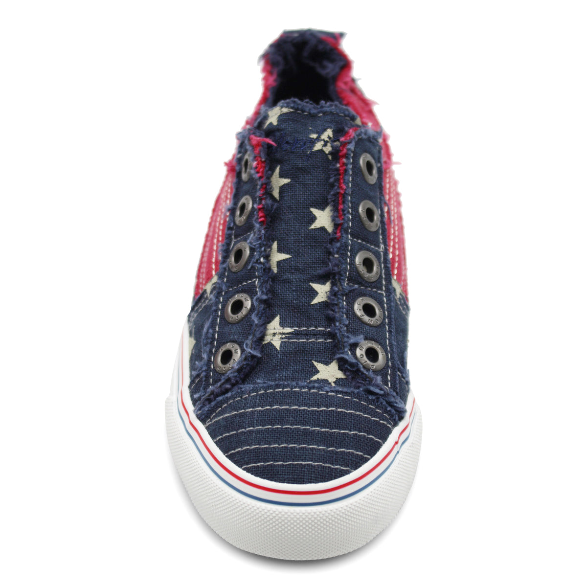 Play Navy Star Canvas Slip On Sneaker