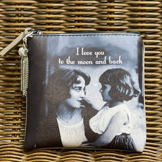 I Love You to The Moon and Back Coin Purse