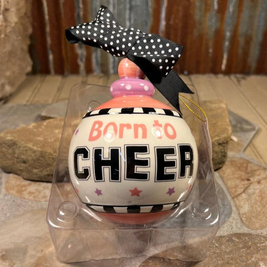 Born to Cheer Christmas or Desk Ornament