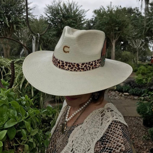 Heatseeker Leopard Straw Hat