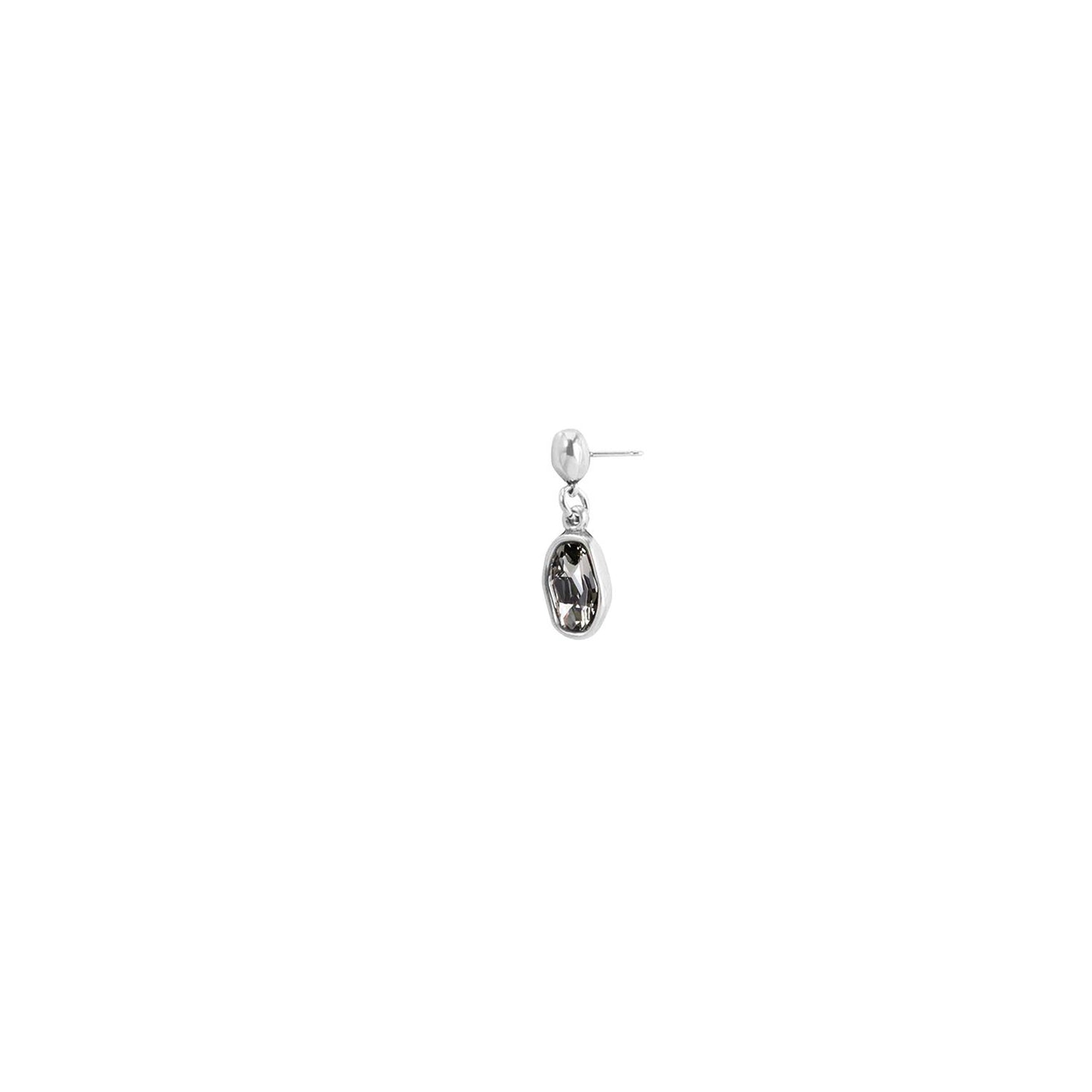 Grey Swarovski®Elements Crystal Earrings
