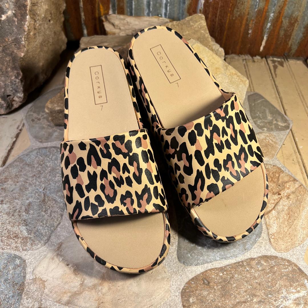 Popsicle Leopard Wedge