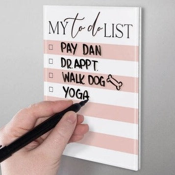 My To Do List Dry Erase Magnetic Marker Board
