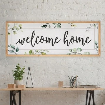 Welcome Home Framed Art