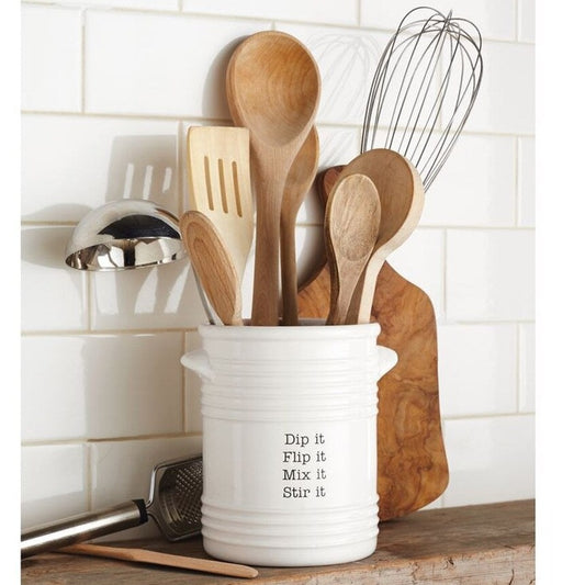 Ribbed Circa Utensil Crock Holder