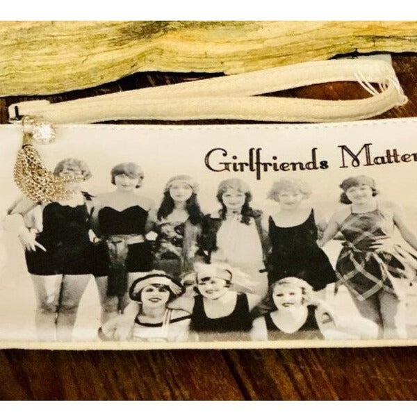 Girlfriends Matter Adorable Wristlet Purse