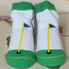 White Golf Sock