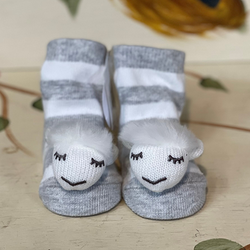 Sheep Rattle Toe Sock