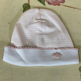 French Knot Pink Crown Cap