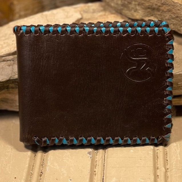 Dark Brown Front Pocket Bi-Fold Wallet