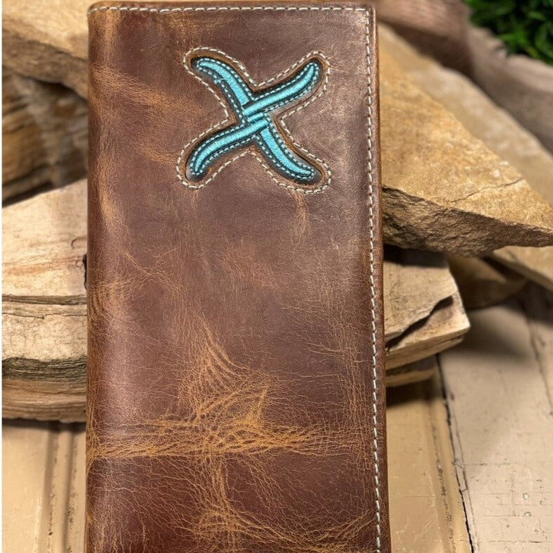 Turquoise Inlay Rodeo Wallet