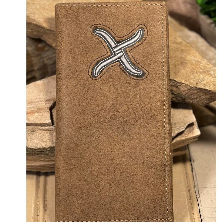 Soft Suede Textured Tan Rodeo Wallet