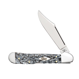 Black & White Fiber Weave Mini CopperLock Knife