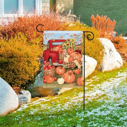 Pumpkin Delivery Garden Flag