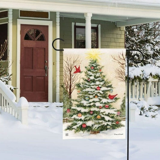Decorate The Tree Garden Flag