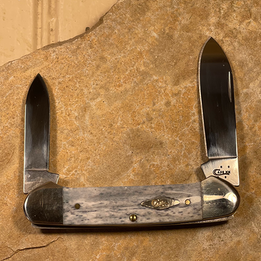 Canoe Second Cut Gray Bone Knife