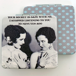Your Secret is Safe with Me... Compact Mirror