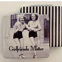 Girlfriends Matter Skating... Compact Mirror