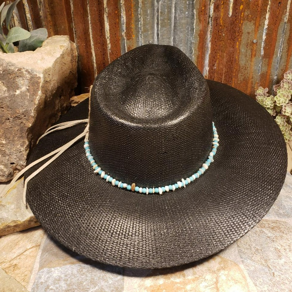 Midnight Toker Black Straw Hat