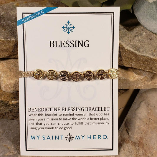 Benedictine Blessing Bracelet - Gold Medals