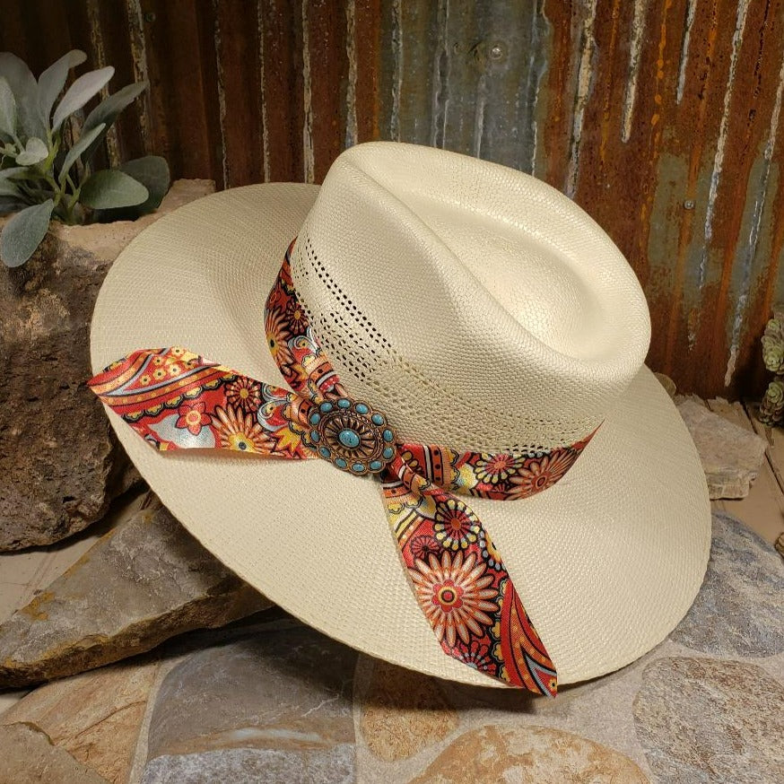 Chisos Natural 1 Horse Straw Hat