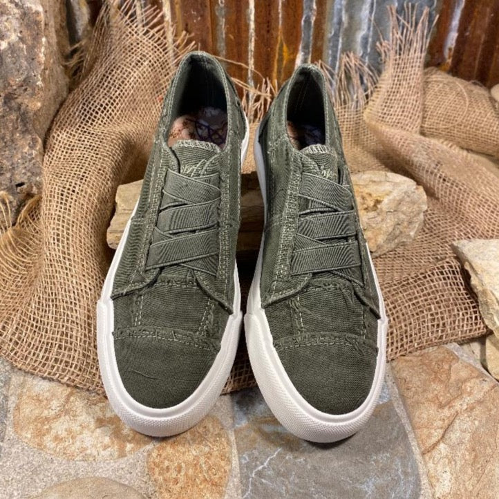 Marley Washed Canvas Slip On Sneaker