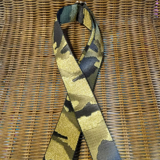 Metallic Army Adjustable Strap