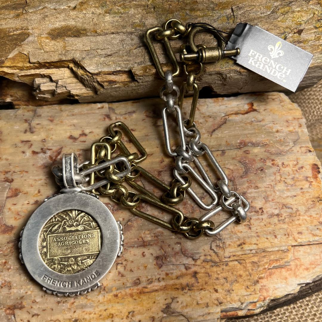 Chablis Chain with Republique Medallion Necklace