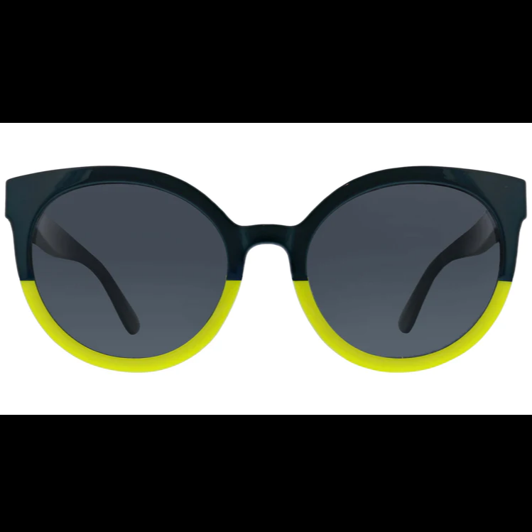 Montauk- Teal/Lime Reading Sunglasses